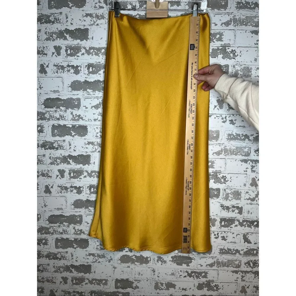 Forever 21 | women a-line yellow dkirt